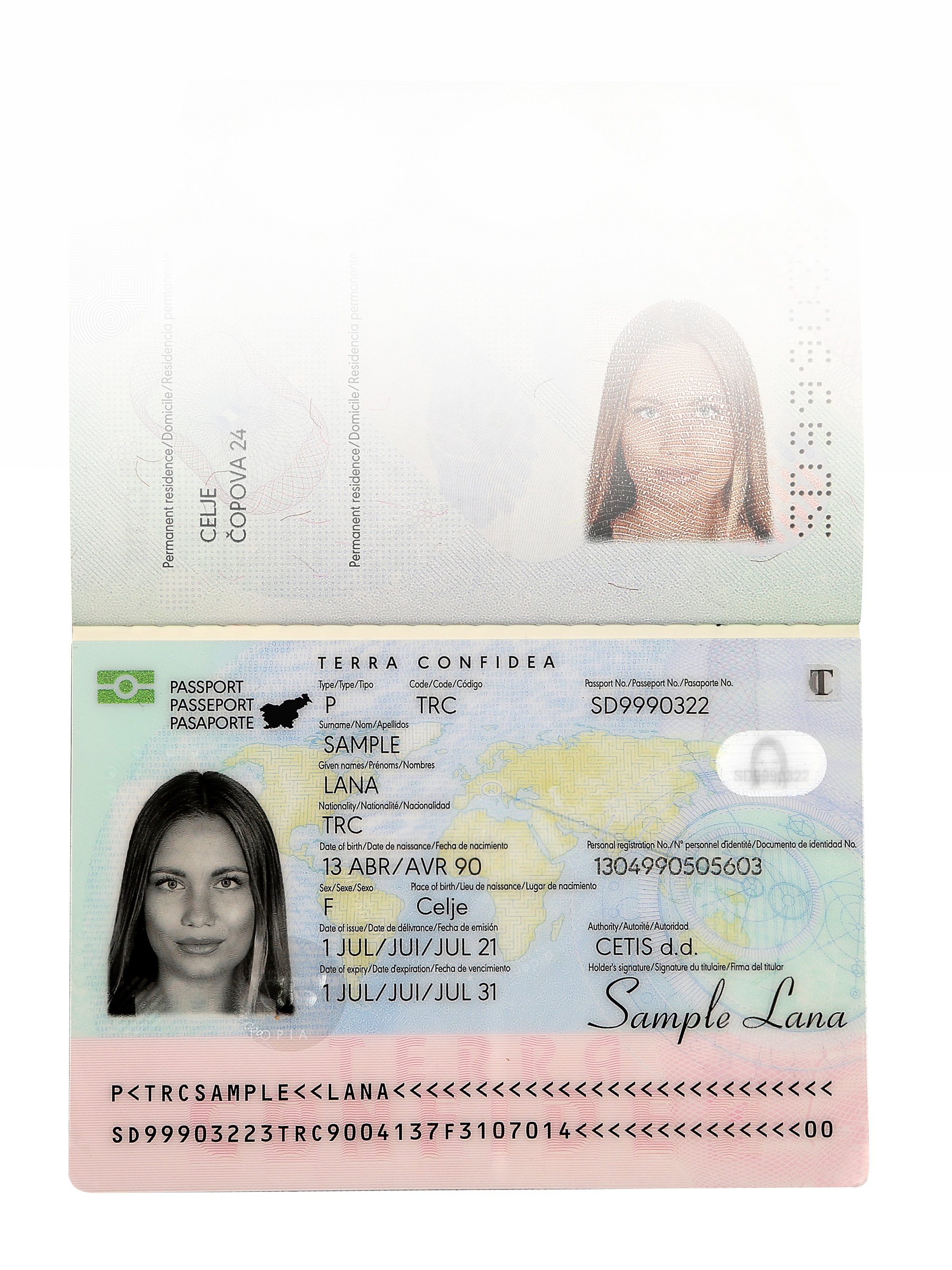 biometric page passport