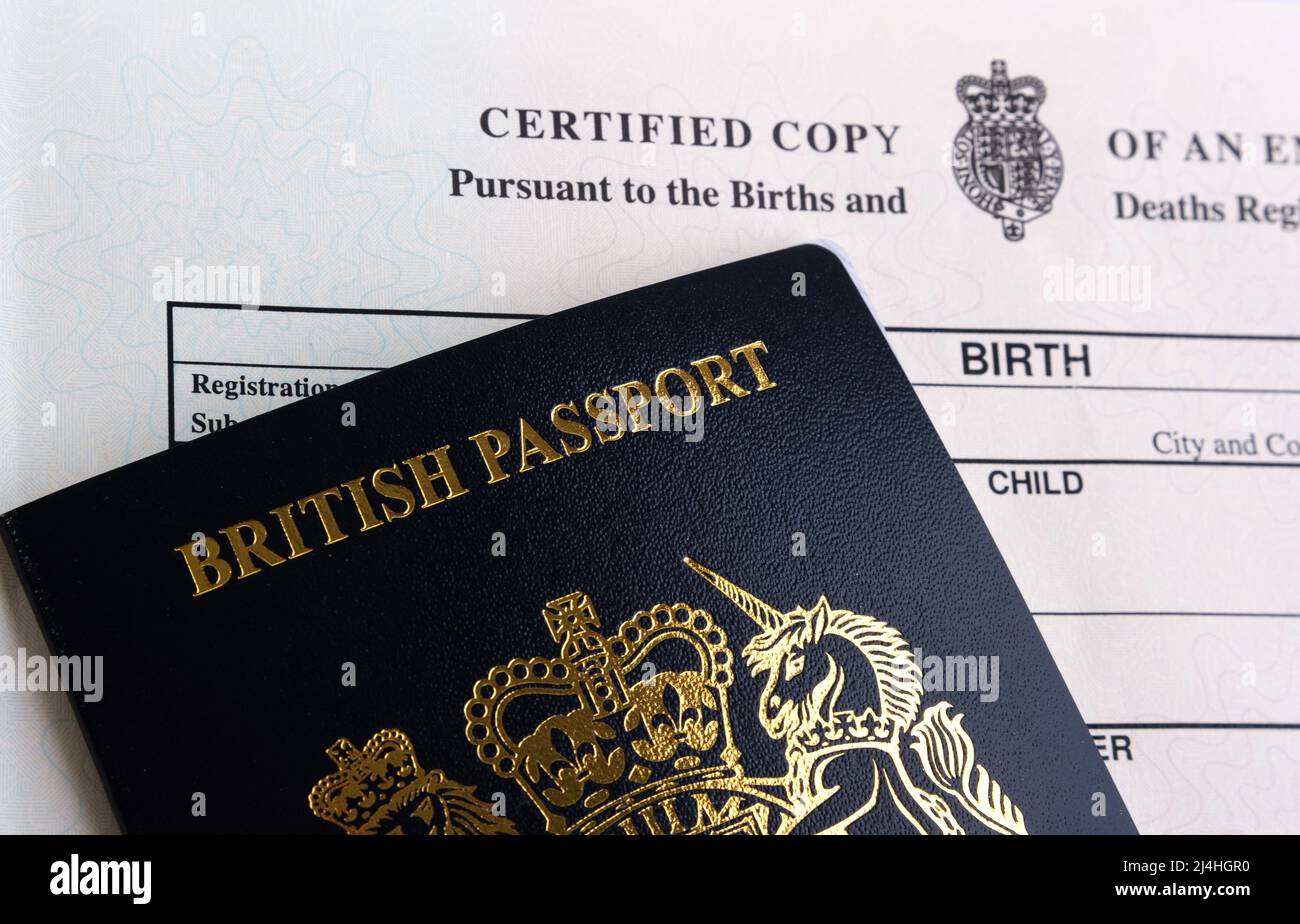 birth certificate for a passport