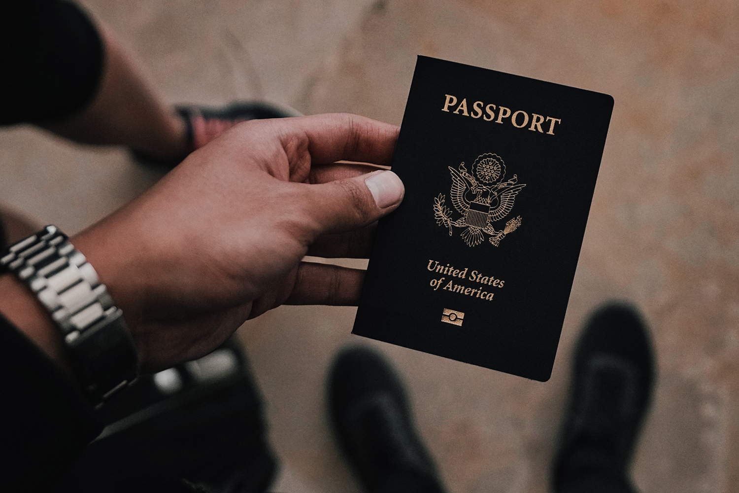 black u.s. passport