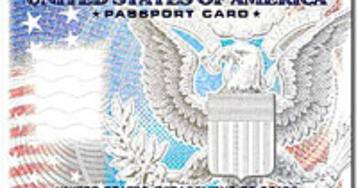 blank original us passport