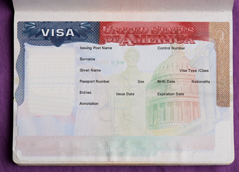 blank original us passport