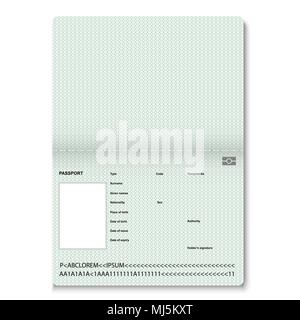 blank passport