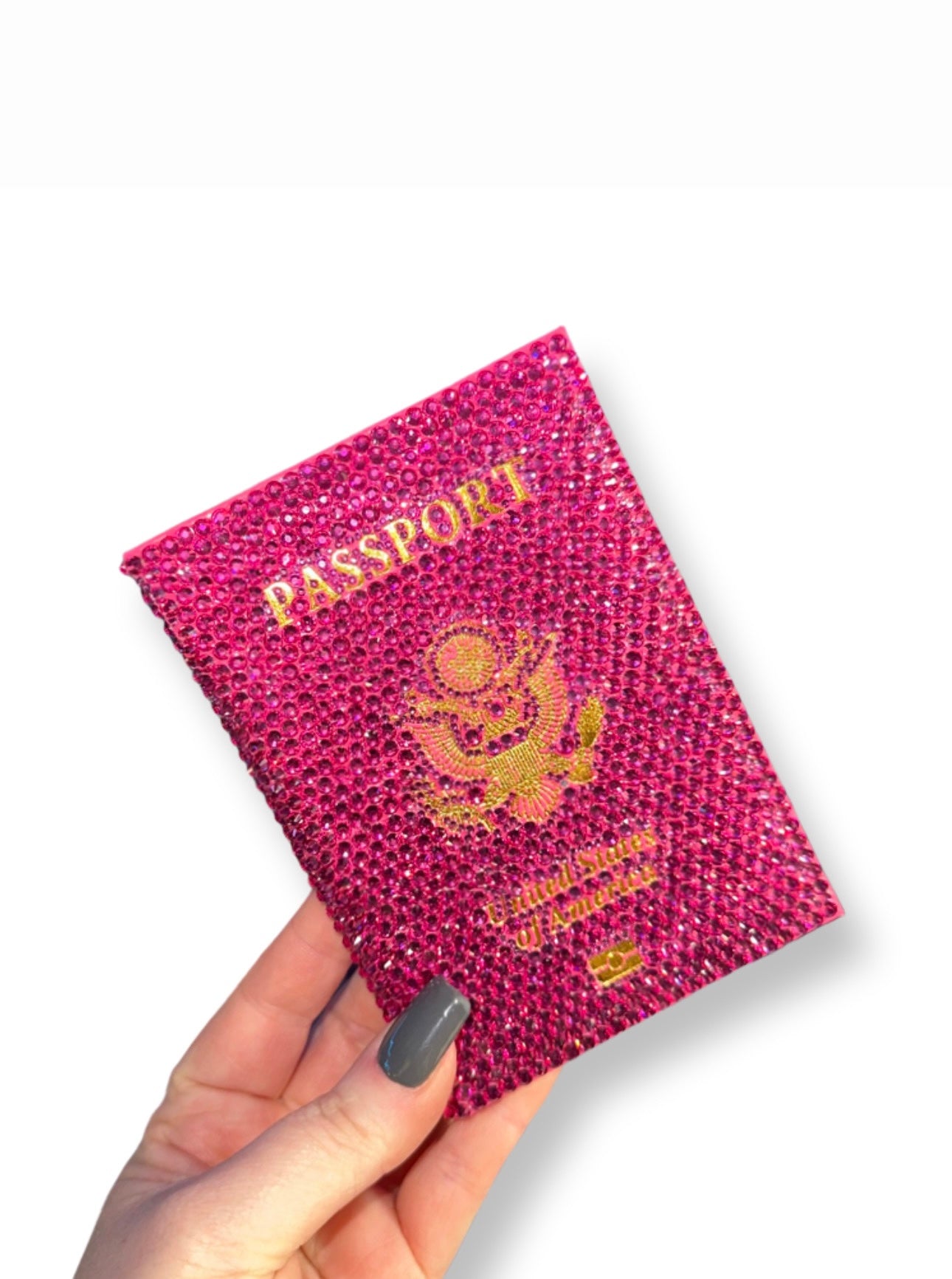 bling passport cover