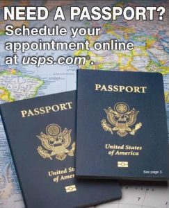 book passport appointment usps