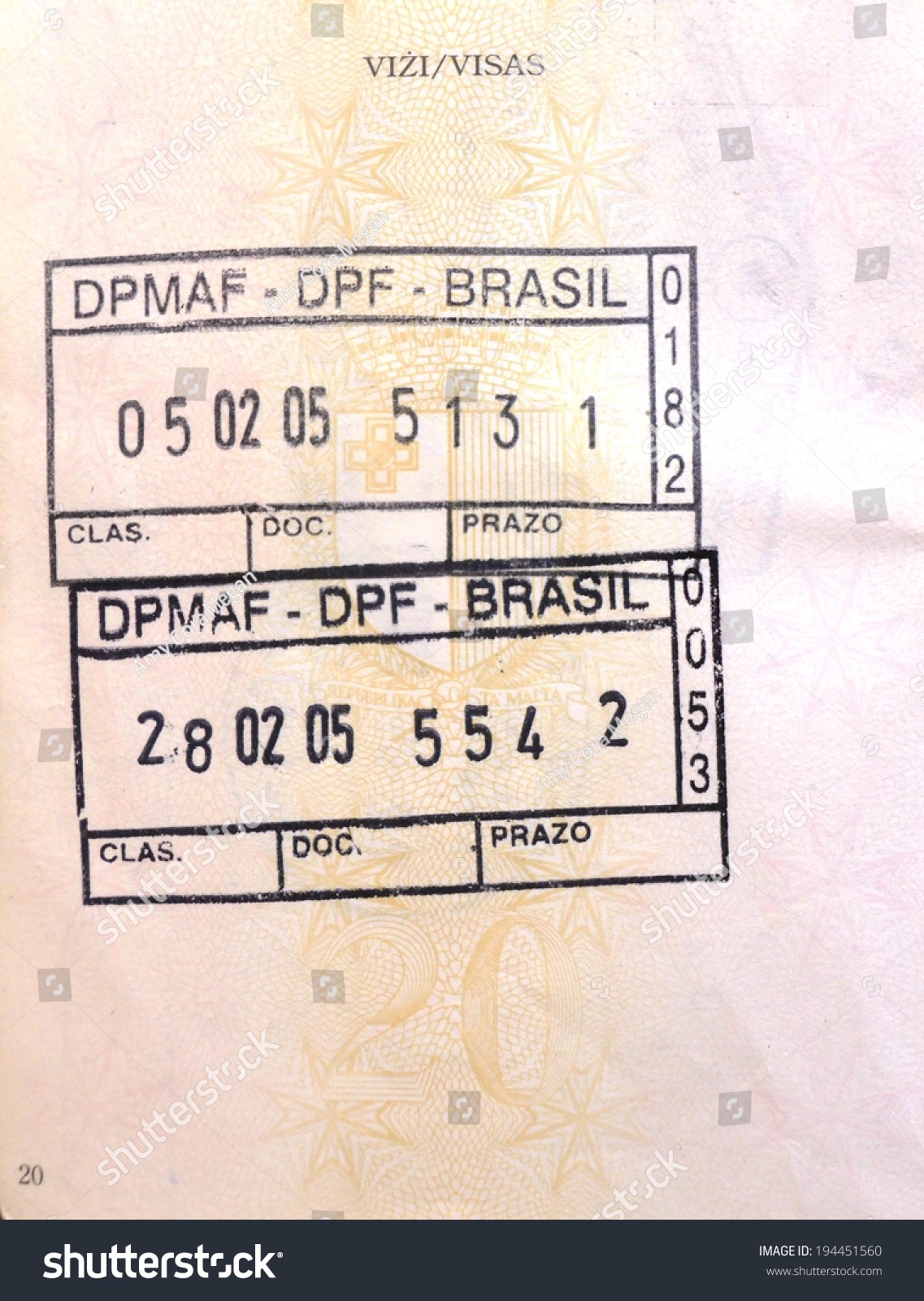 brazil passport stamp