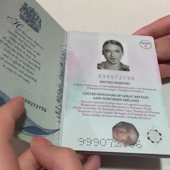 britihs passport