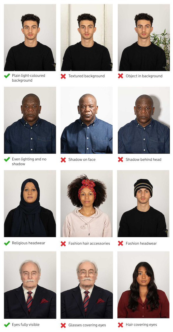 british passport photo guidelines