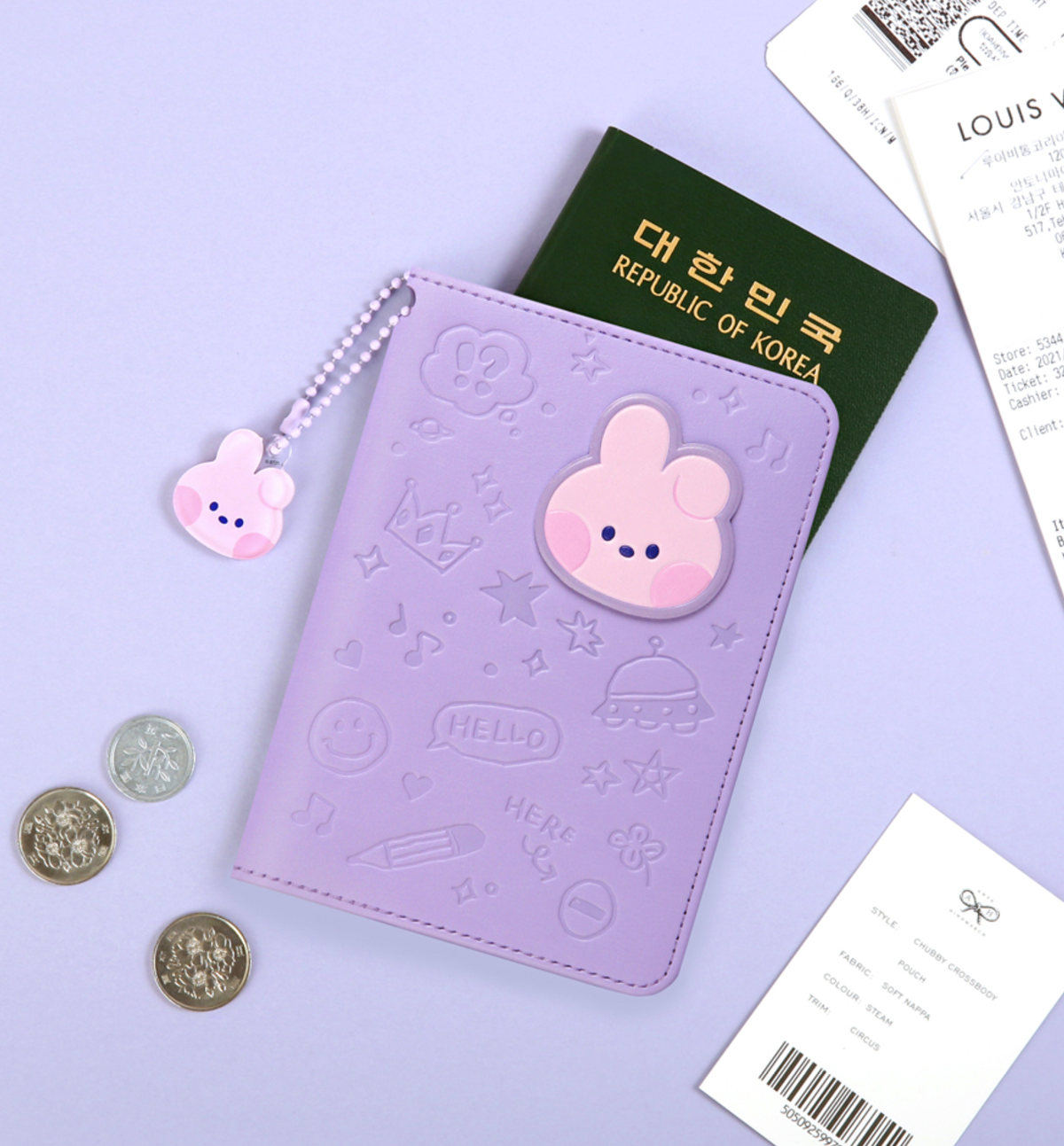 bt21 passport holder