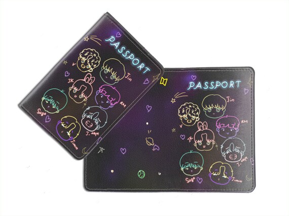 bts passport holder