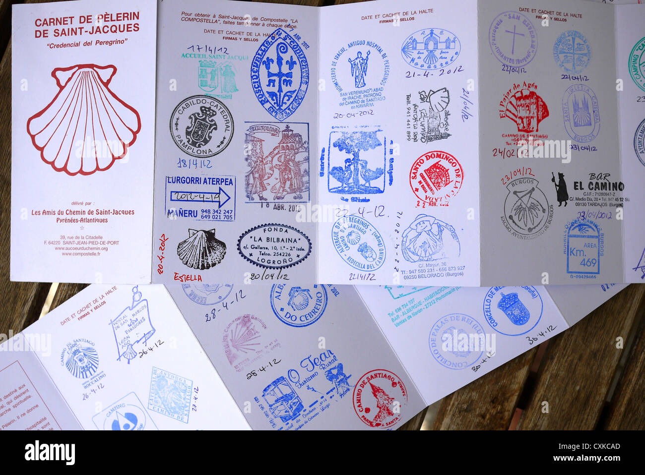 camino de santiago passport