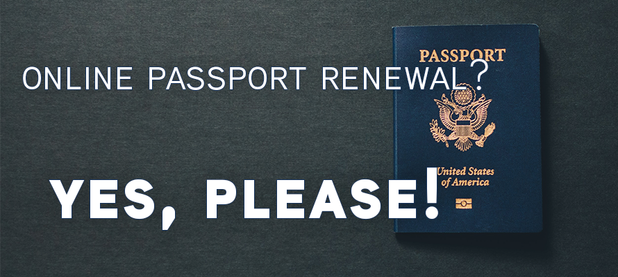 can a passport be renewed online