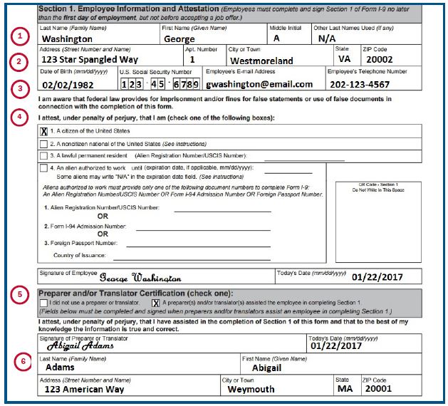 can an expired passport be used for i9