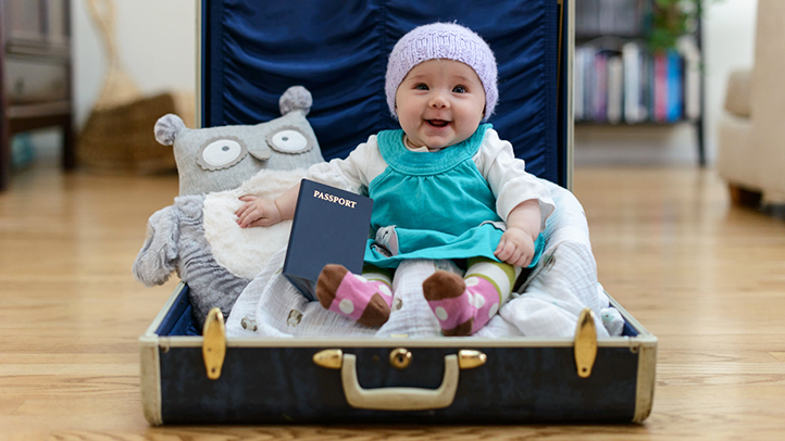 can babies travel without a passport