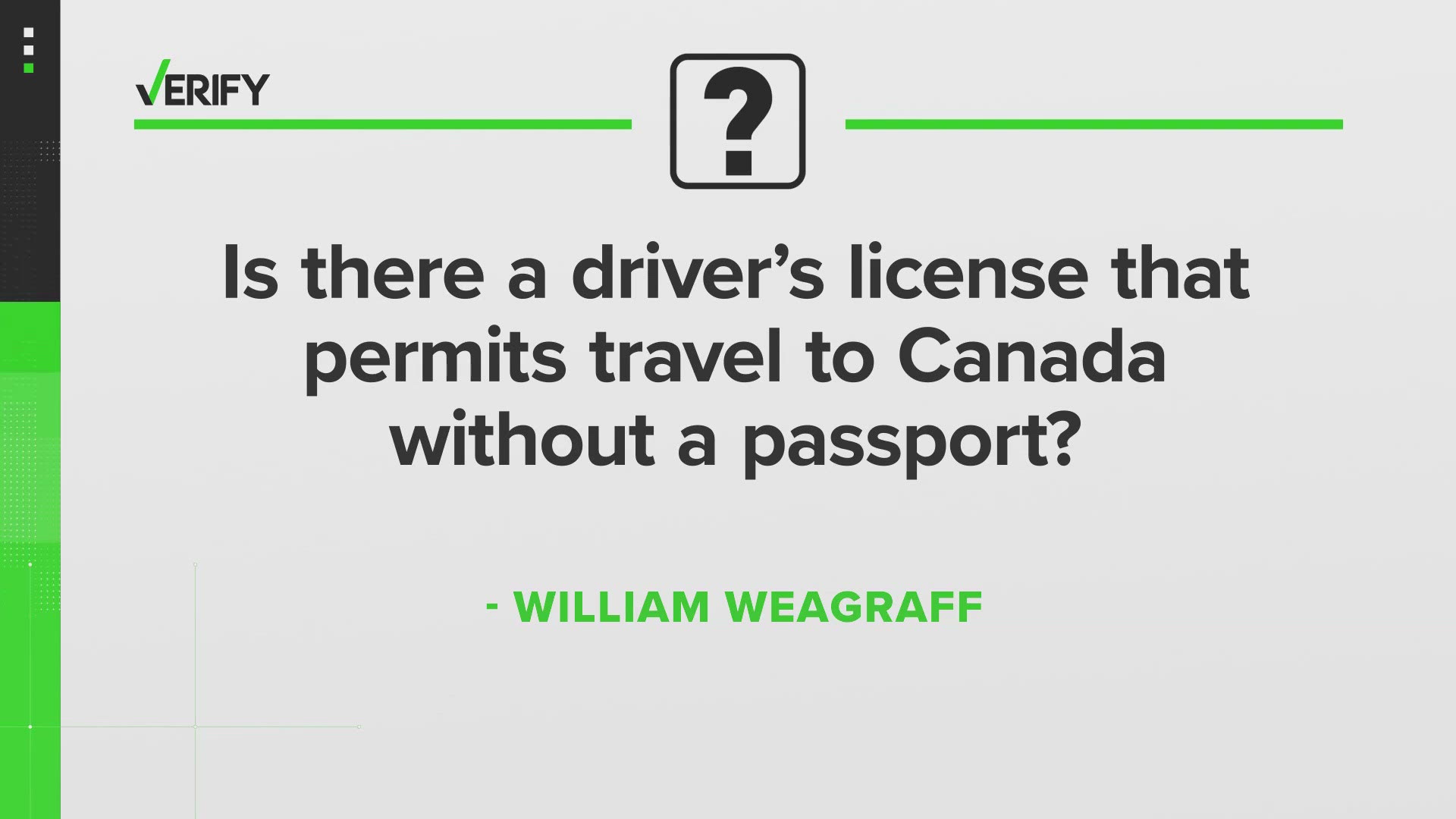 can i drive to canada without a passport