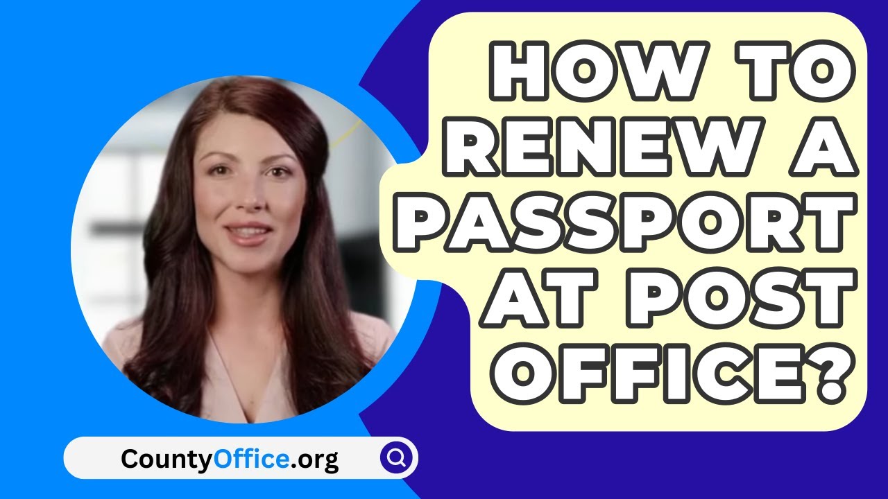 can i renew my passport at post office