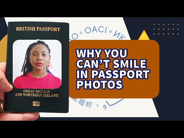 can i smile in a passport photo