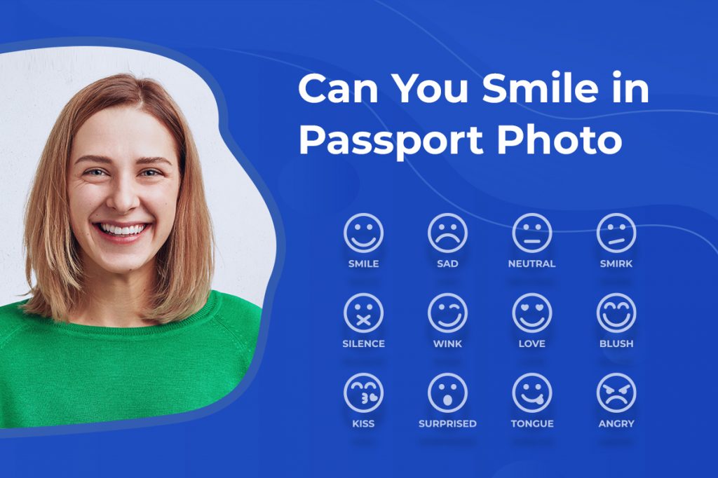 can i smile in my passport photo