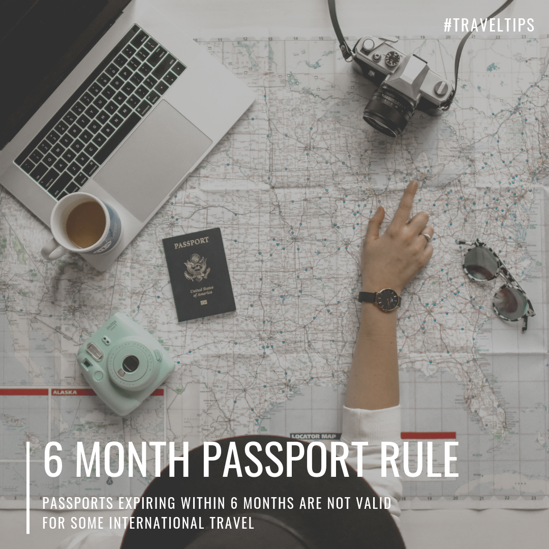 can i travel with passport expiring in 6 months