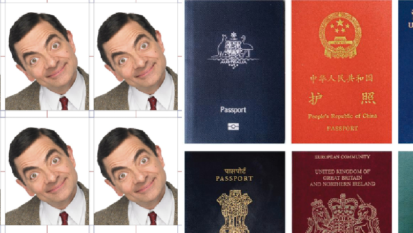can u smile in passport photos