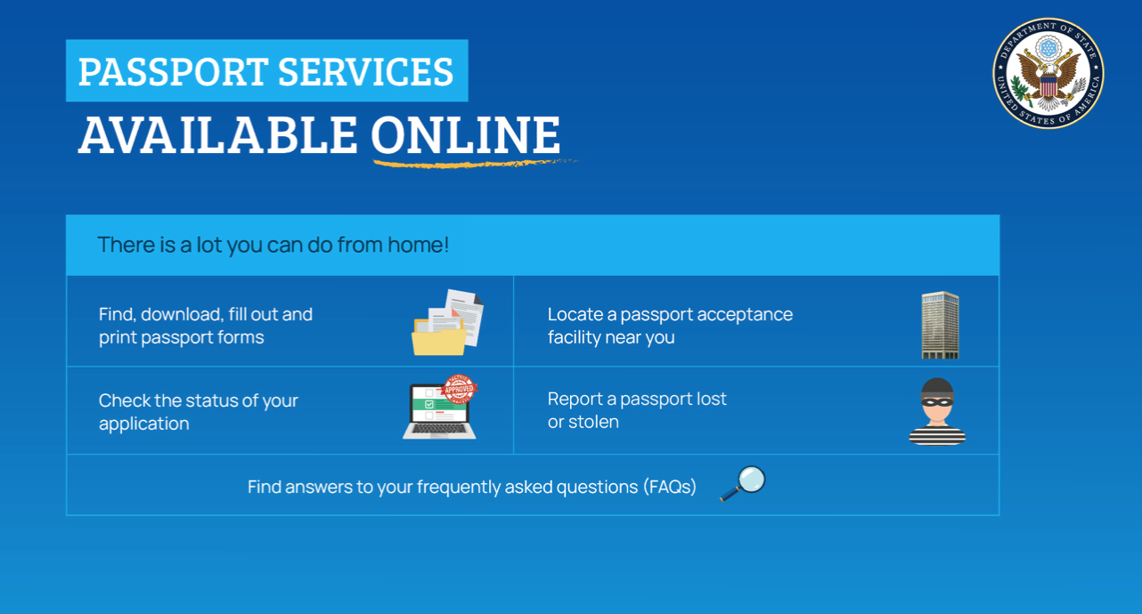 can you do passport online