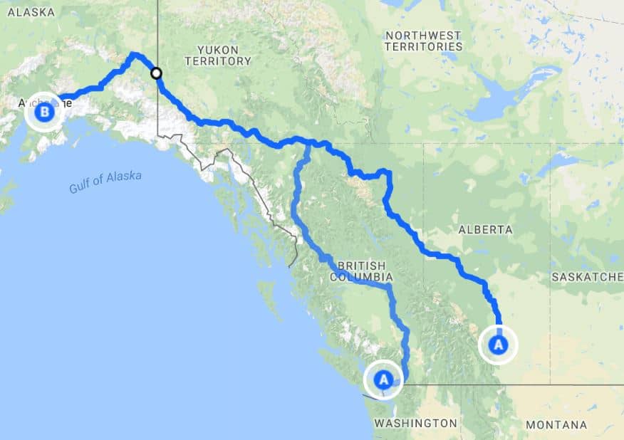 can you drive to alaska without a passport