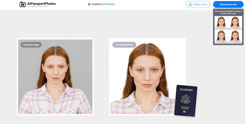 can you retake your passport photo