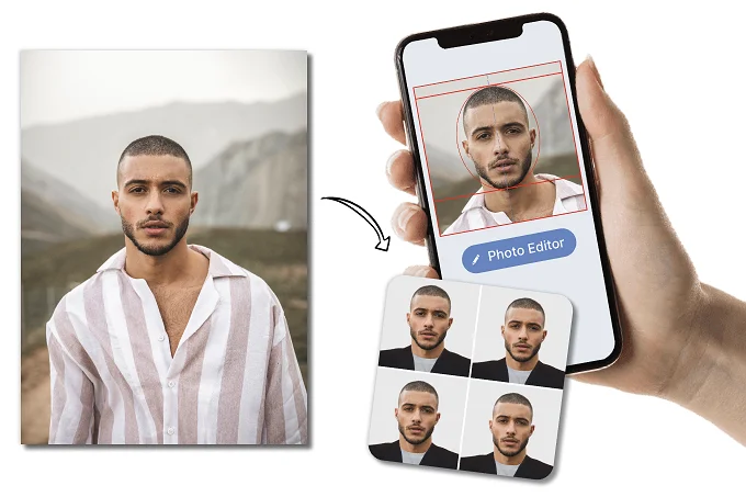 can you take passport photo with iphone