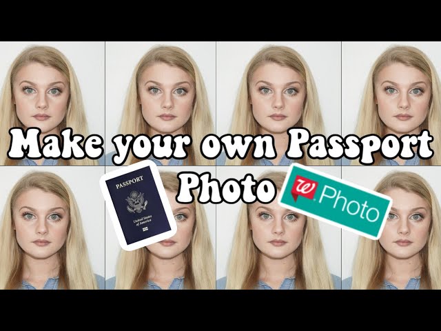 can you take passport photos at home