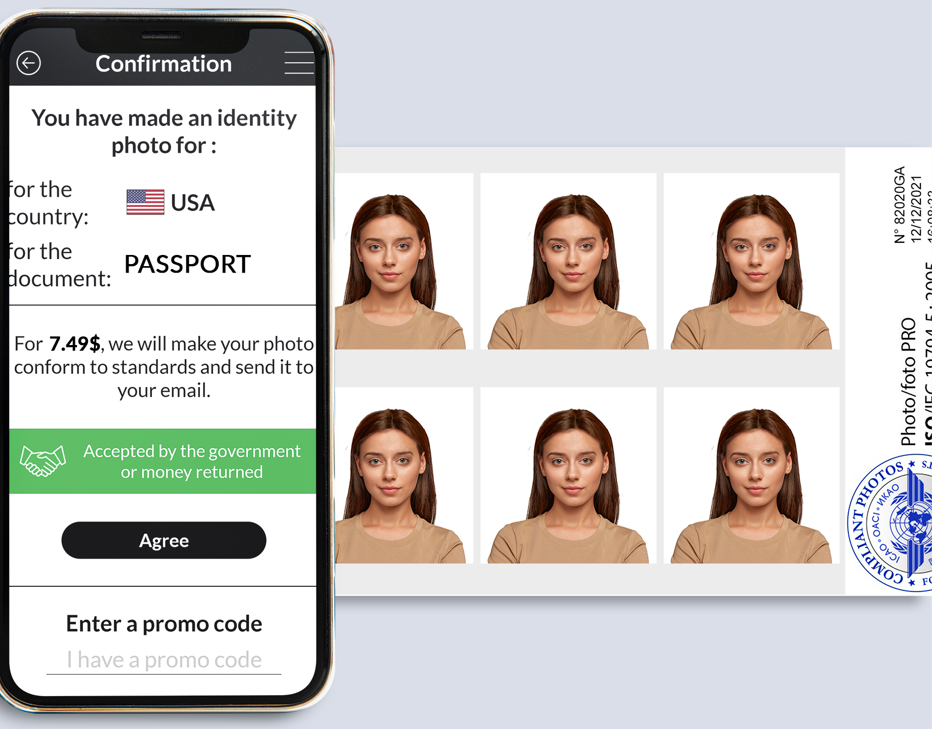 can you take passport photos at home