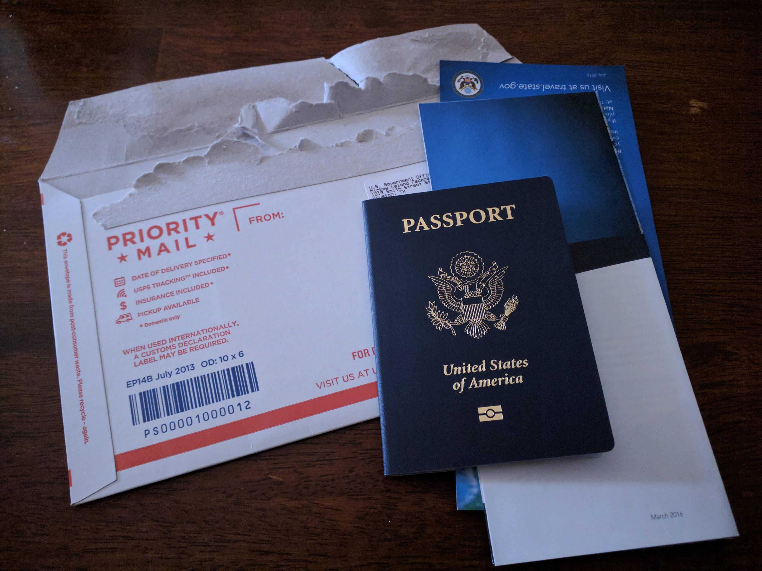 can you track your passport through usps