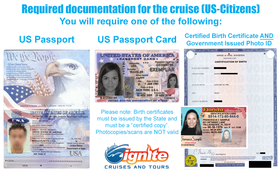 can you use a passport card on a cruise