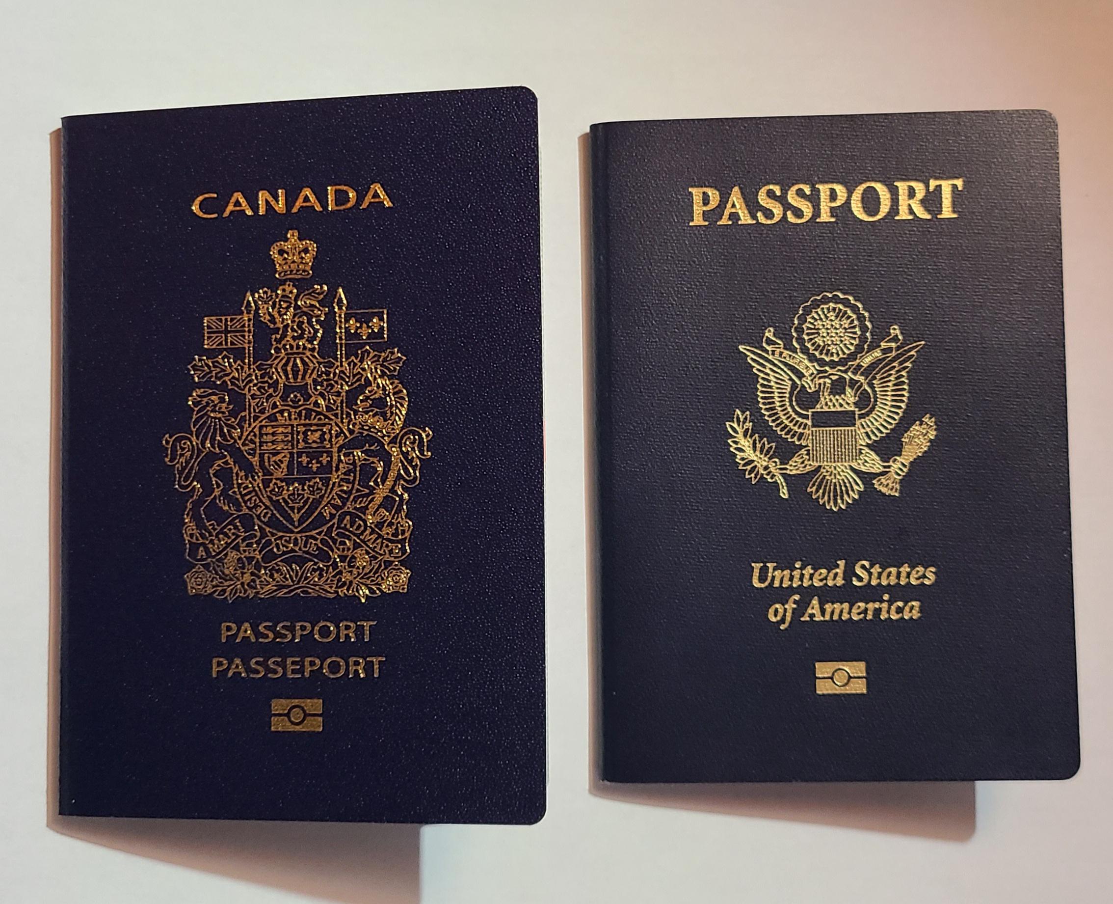 canada passport from us