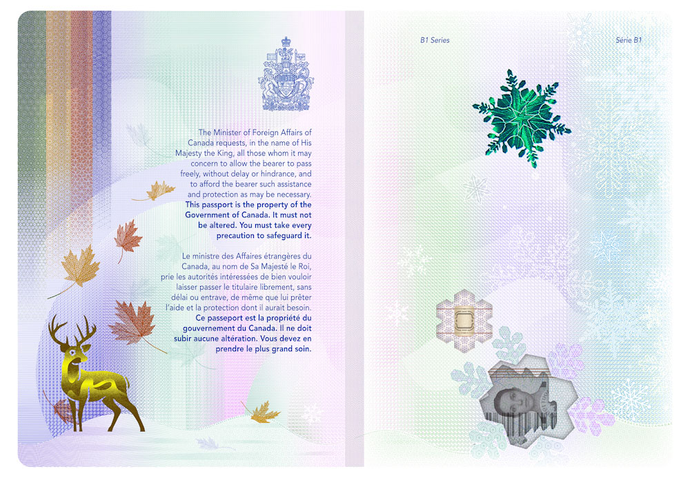 canada passport new design