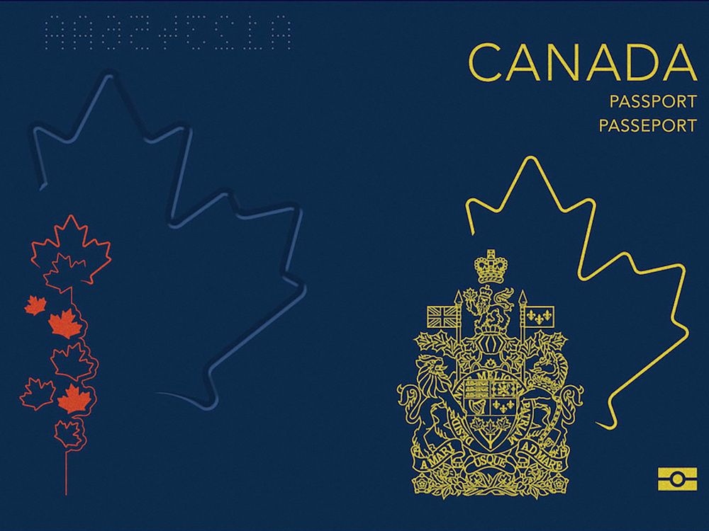 canada passport new design