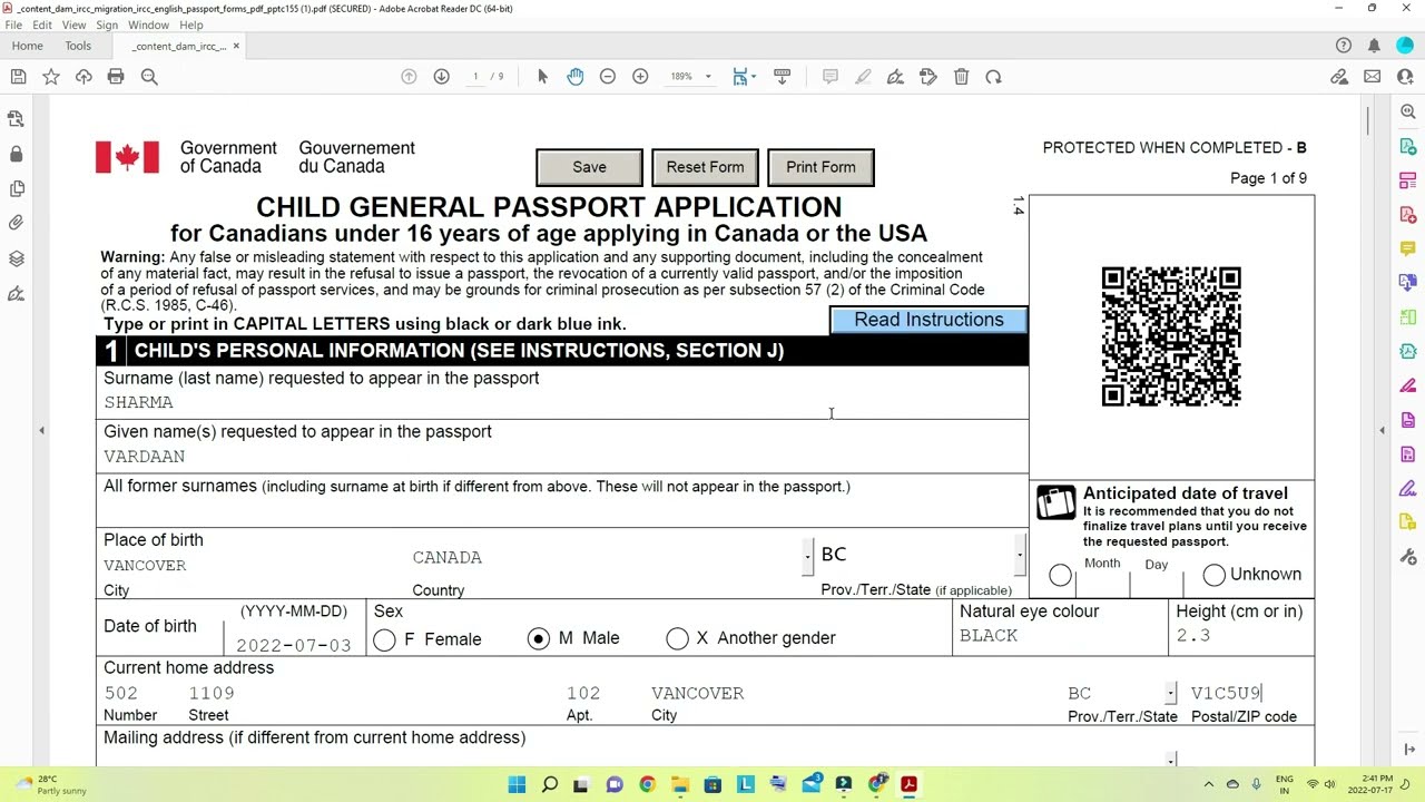 canada passport renewal status