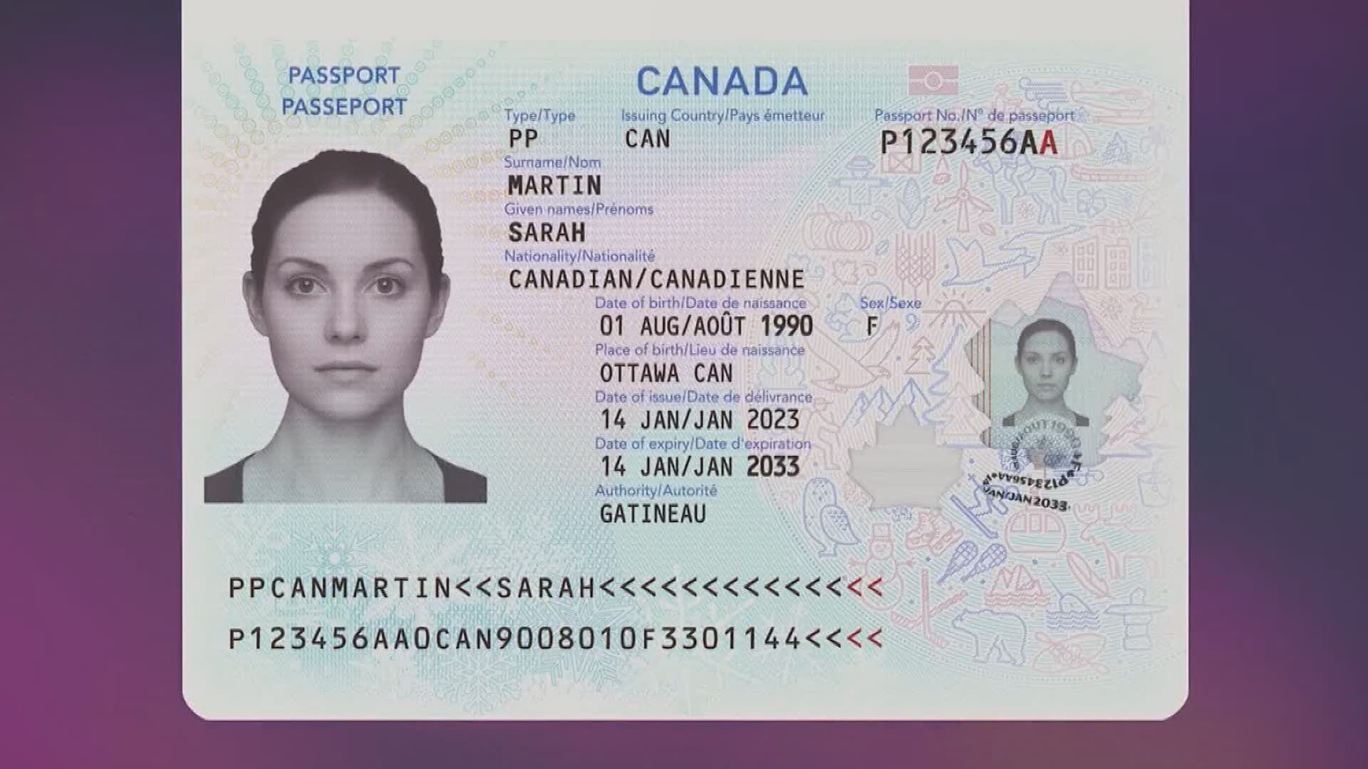 canada passports