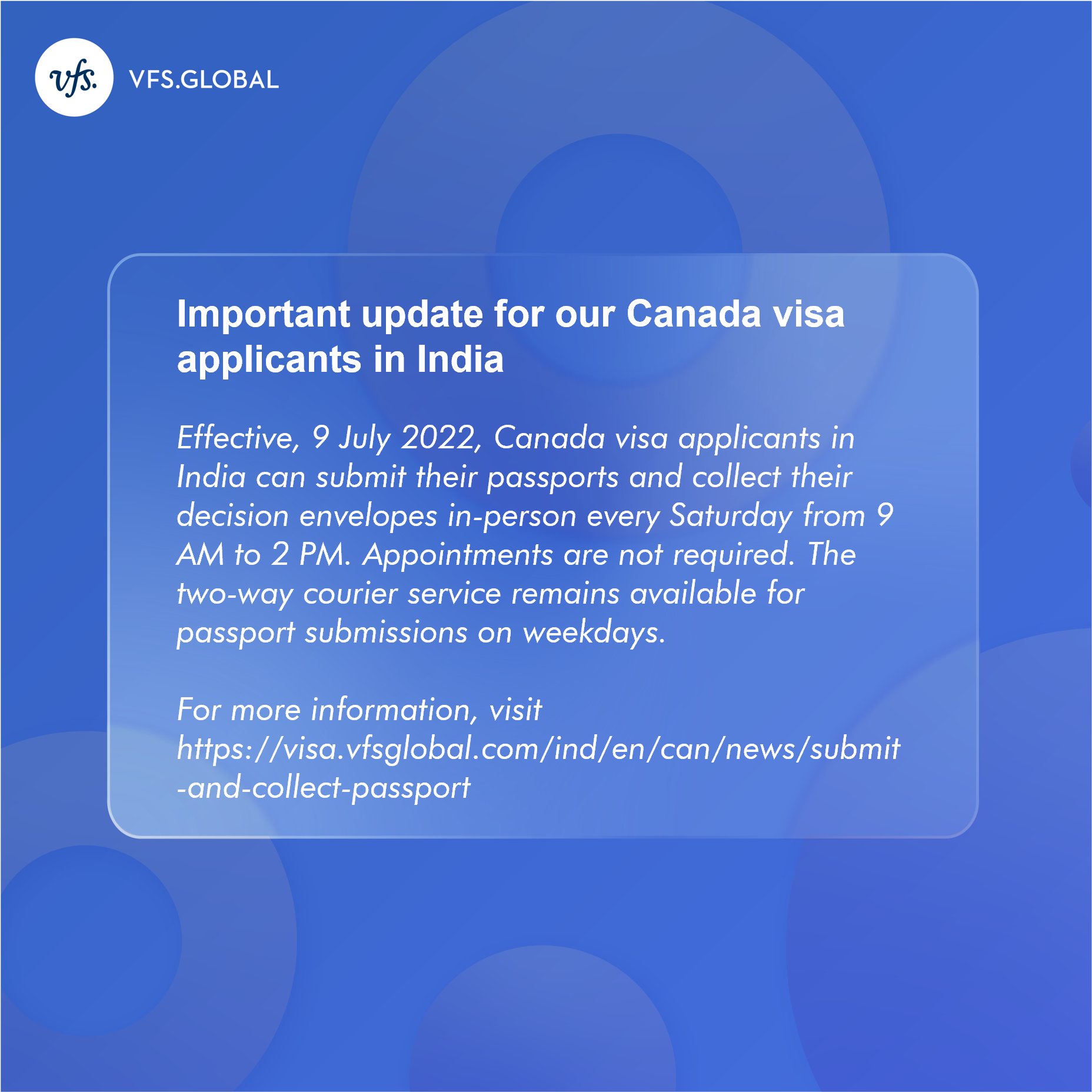 canada visa submit passport