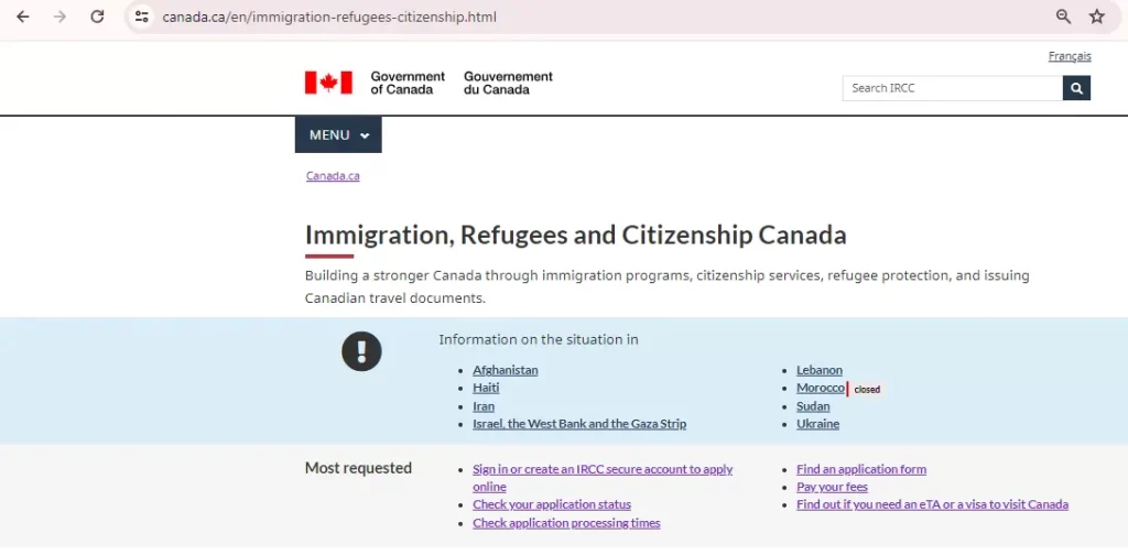 canada visa tracking passport