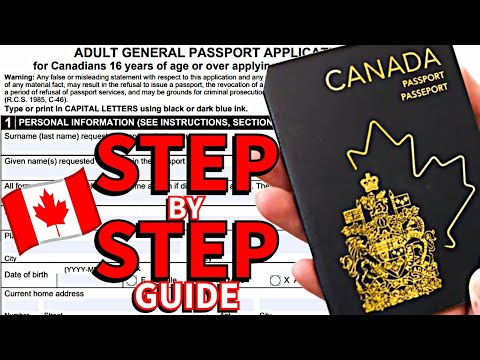 canadian passport application form