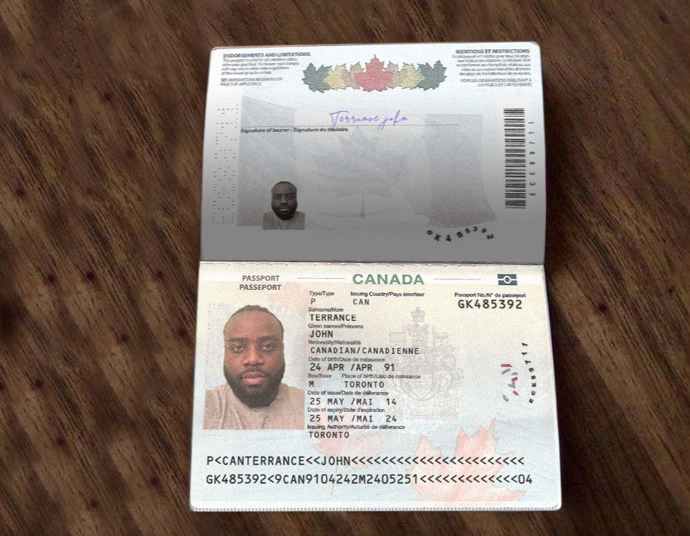 canadian passport card