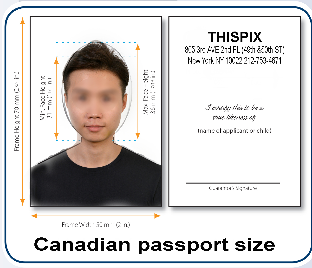 canadian passport guarantor