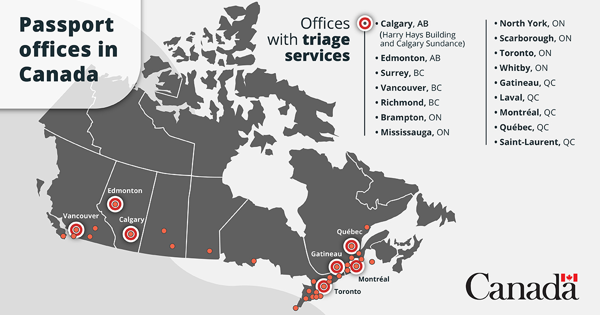 canadian passport offices