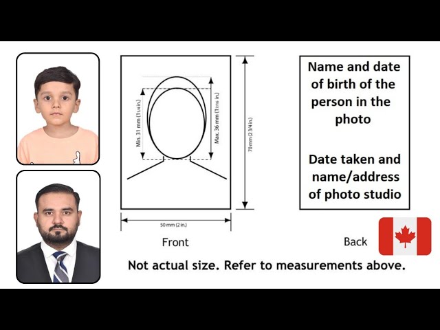 canadian passport photo guidelines