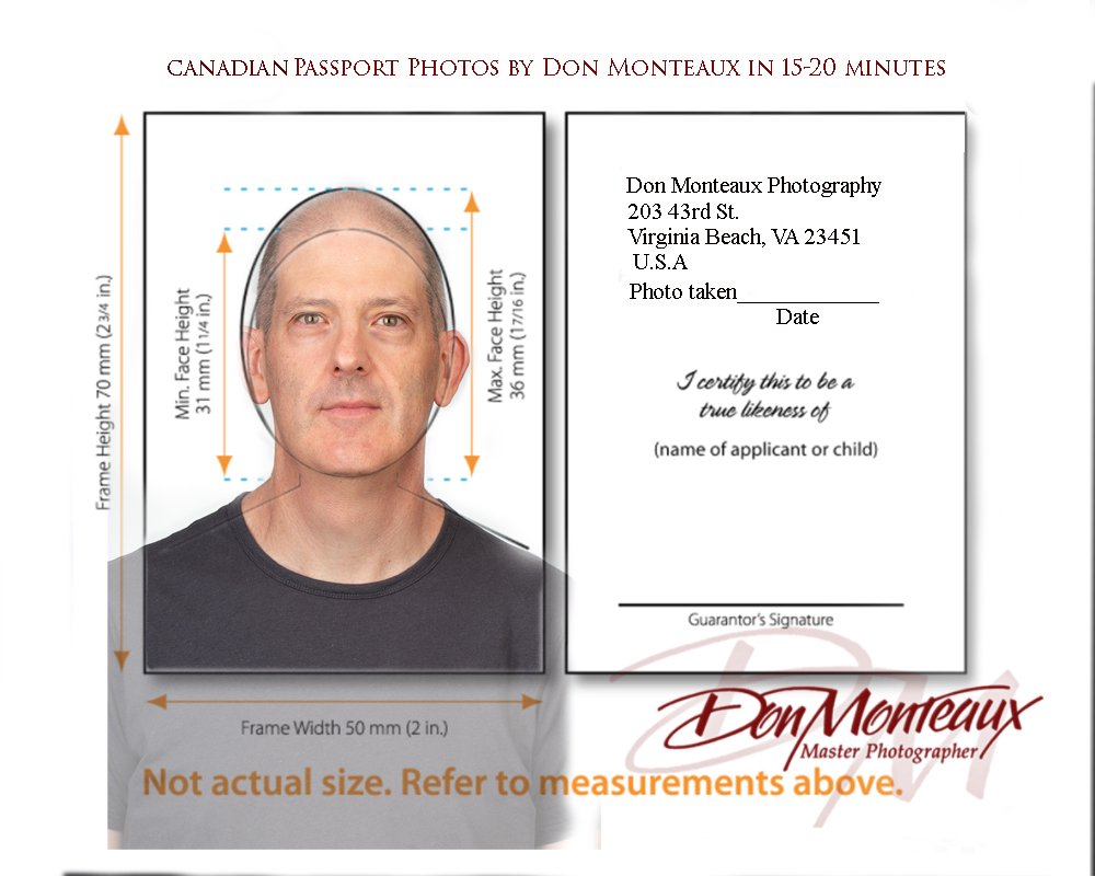 canadian passport photo requirements