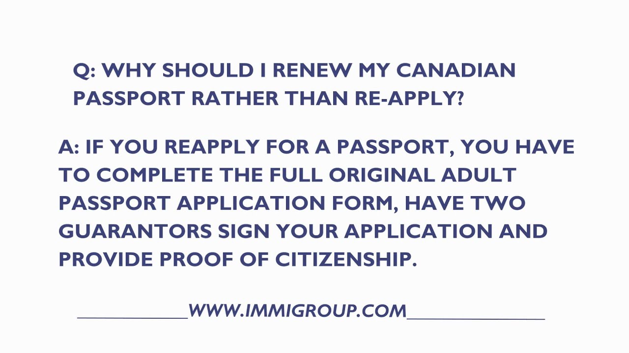 canadian passport renewal application form