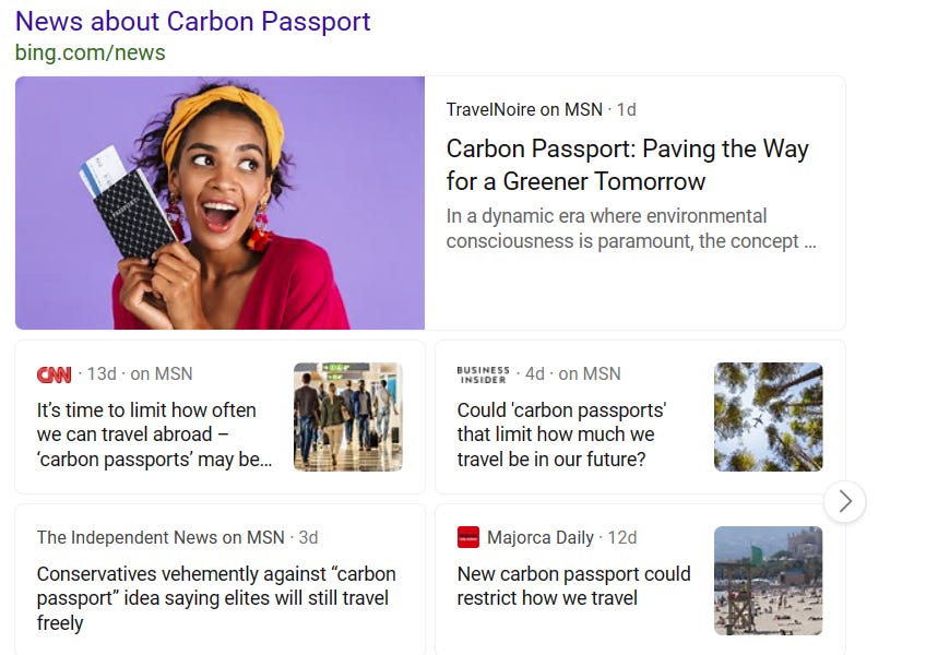 carbon passports