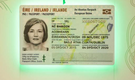 card passport ireland