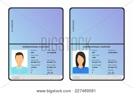 cartoon passport