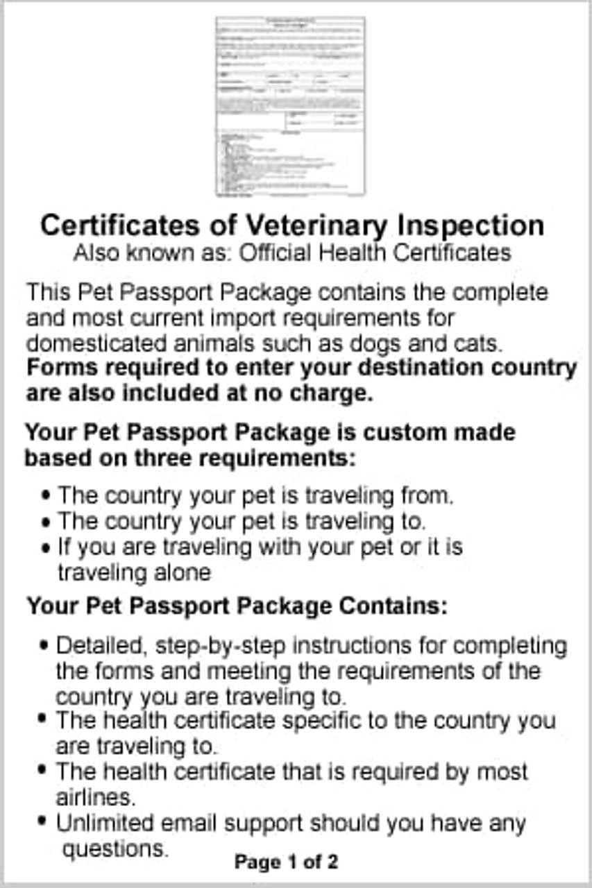 cat passport ships