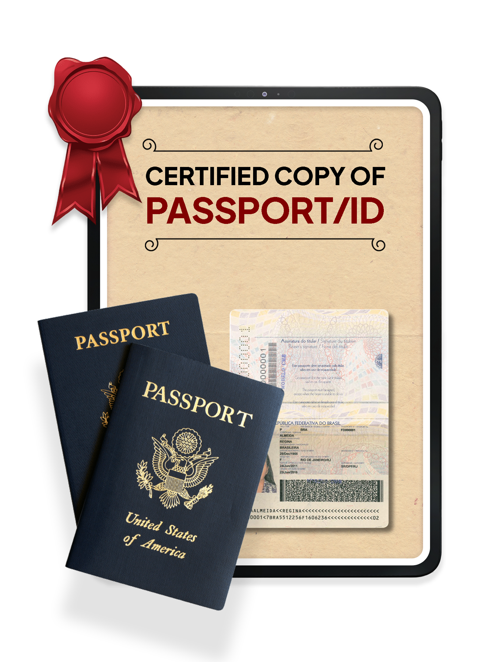 certified copy for passport